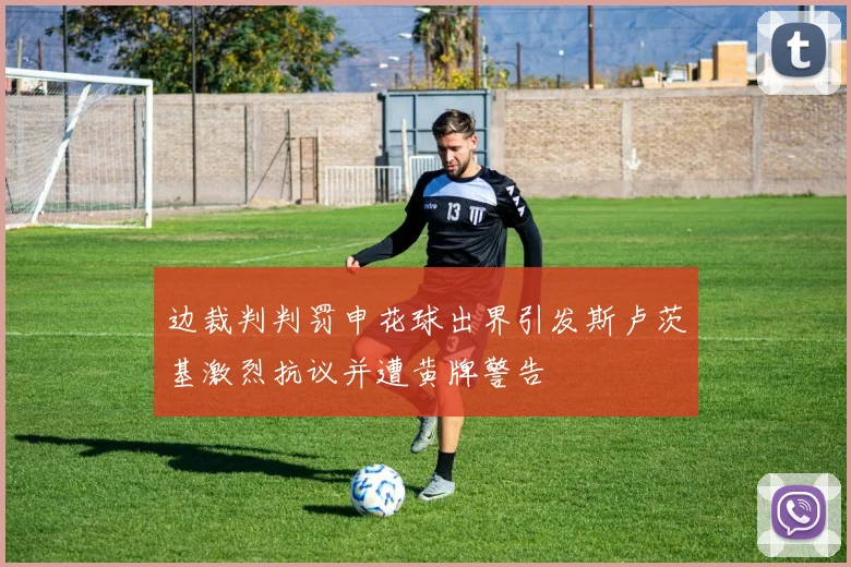 边裁判判罚申花球出界引发斯卢茨基激烈抗议并遭黄牌警告