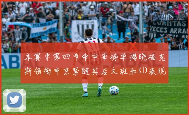 本赛季第四节命中率榜单揭晓福克斯领衔申京紧随其后文班和KD表现不俗
